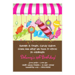 Candy Shoppe Birthday Invitation