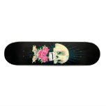candy skull skater skateboard