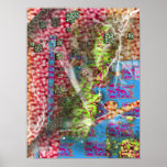 Candy Splatter Poster