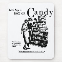 Candy Store 1930 Advertisement Mousepad