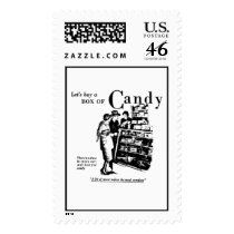 Candy Store 1930s vintage newspaper ad postage