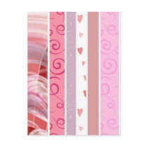 Candy Stripe postcards
