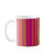 Candy striped mug