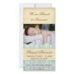Candy Striped Photo Card: Boy photo cards