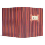 Candy Striped Wedding binders