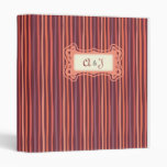 Candy Striped Wedding Binders