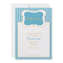 Candy Stripes - Baby Shower BO Invite