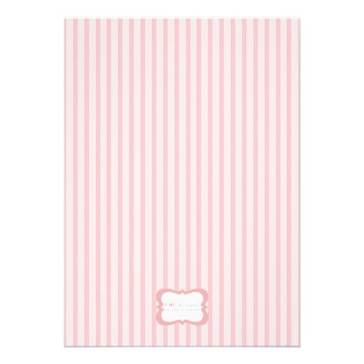 Candy Stripes - Baby Shower GP Personalized Invitation