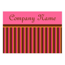 Candy Stripes Business Cards