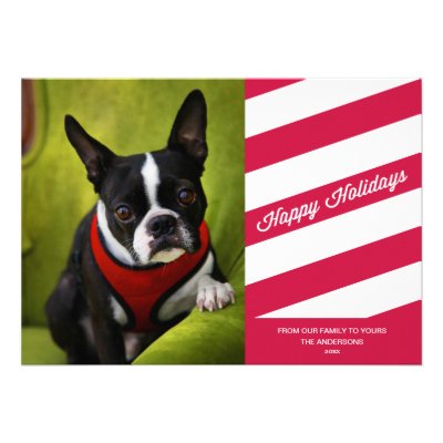 CANDY STRIPES | HOLIDAY PHOTO CARD