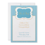 Candy Stripes - It's A Boy! Announcement BO invitations