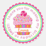 Candy Surprise Cupcake Stickers