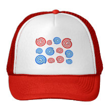Candy Swirl Pattern Design Hats