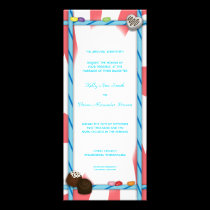 Candy Ticket Invitation invitations