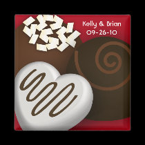 Candy Truffle Magnet Favor magnets