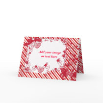 Candy vine,customizable Greeting card