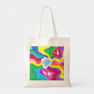 city tote in signature canvas with candy print