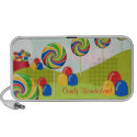 Candy wonderland fantasy rainbow lollipop gumdrops doodle