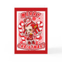 Candycane-chan Christmas Card