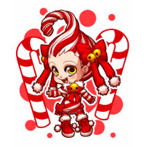 Candycane-chan Dark Shirt