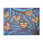 CandyCane Hearts Postcards