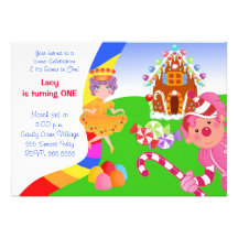 Candyland Invite