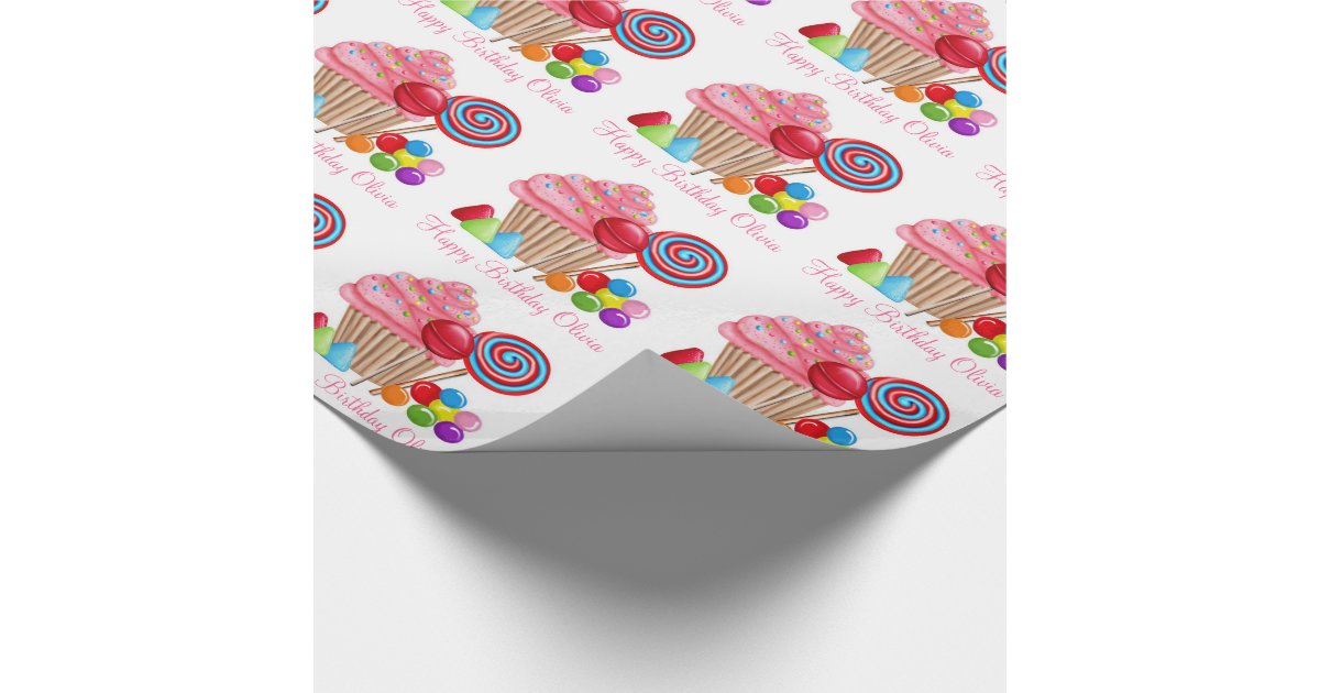 Candyland wrapping paper Zazzle