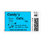 Candy's Cats Logo Postage Stamp
