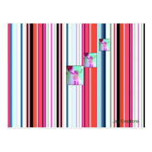 "Candystripe Baby" Post Card