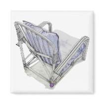 Cane Chair Magnet