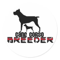 Cane Corso Breeder Stickers