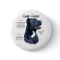 Cane Corso History Design Buttons