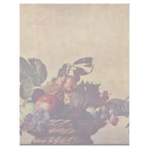 Canestra Di Frutta By Michelangelo Merisi Da Carav Personalized Letterhead