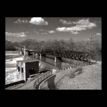 Caney Fork Western Railroad crossing Barren Fork posters