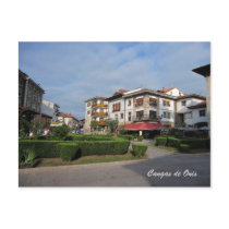 Cangas de Onís garden postcard