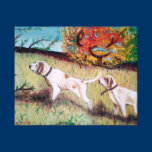 cani curiosi dipinto originale inedito stampato canvas prints