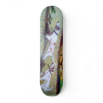 cani curiosi skateboard deck