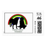 Canine Cancer Awareness postage