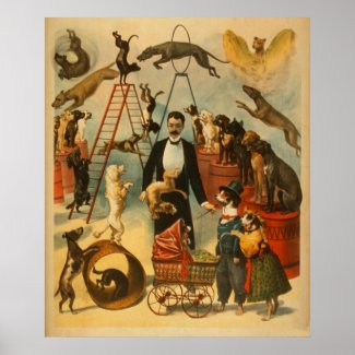 Canine Circus! - Theater Poster #2 print