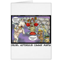 Canine Mafia Funny Tees Cards Mugs & GIfts cards