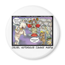 Canine Mafia Funny Tees Cards Mugs & GIfts magnets