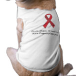 Canine Megaesophagus Support Ribbon "No Treats" Pet T-shirt