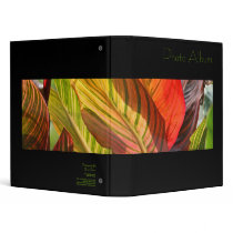 Canna Lilly Leaves Binder