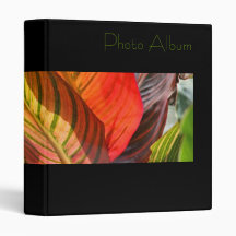 Canna Lilly Leaves Binder
