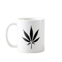 cannabis hemp leaf mugs