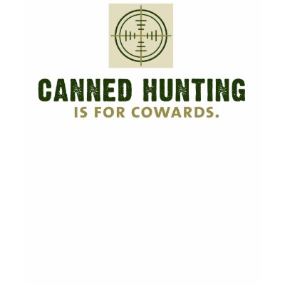 Canned Hunting is for Cowards / Stacked Tee Shirts by katcreative