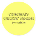 CANNIBAL CITY STICKER by ninjaturki CANNIBAL CITY STICKER