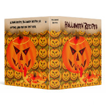 Cannibal Jack-O-Lantern Customizable Binder