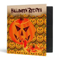 Cannibal Jack-O-Lantern Customizable Binder