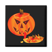 Cannibal Jack O Lantern Magnets